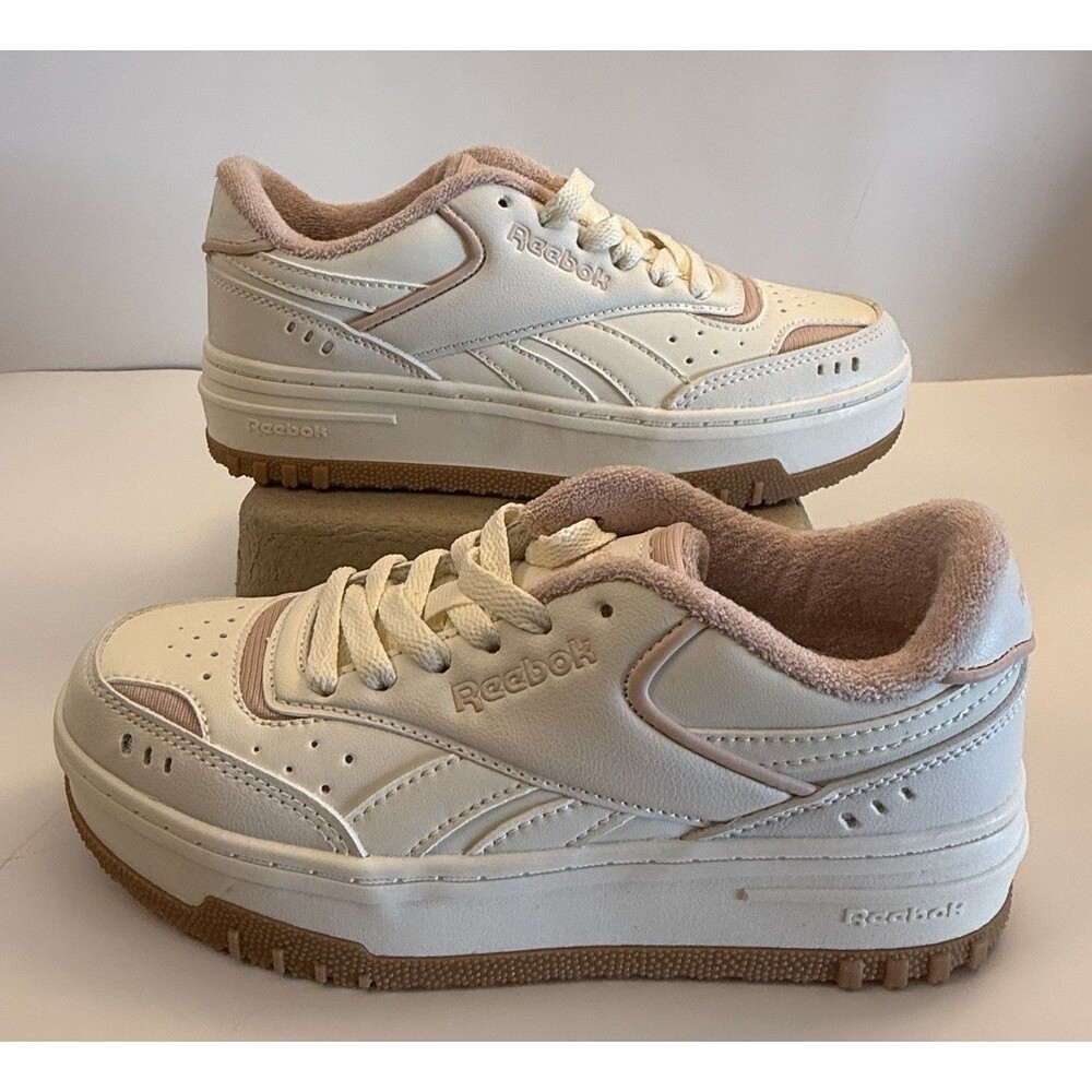 Reebok Tech Geo Girl's Casual Sneakers Size 3 Fashion Lace up kids Shoes